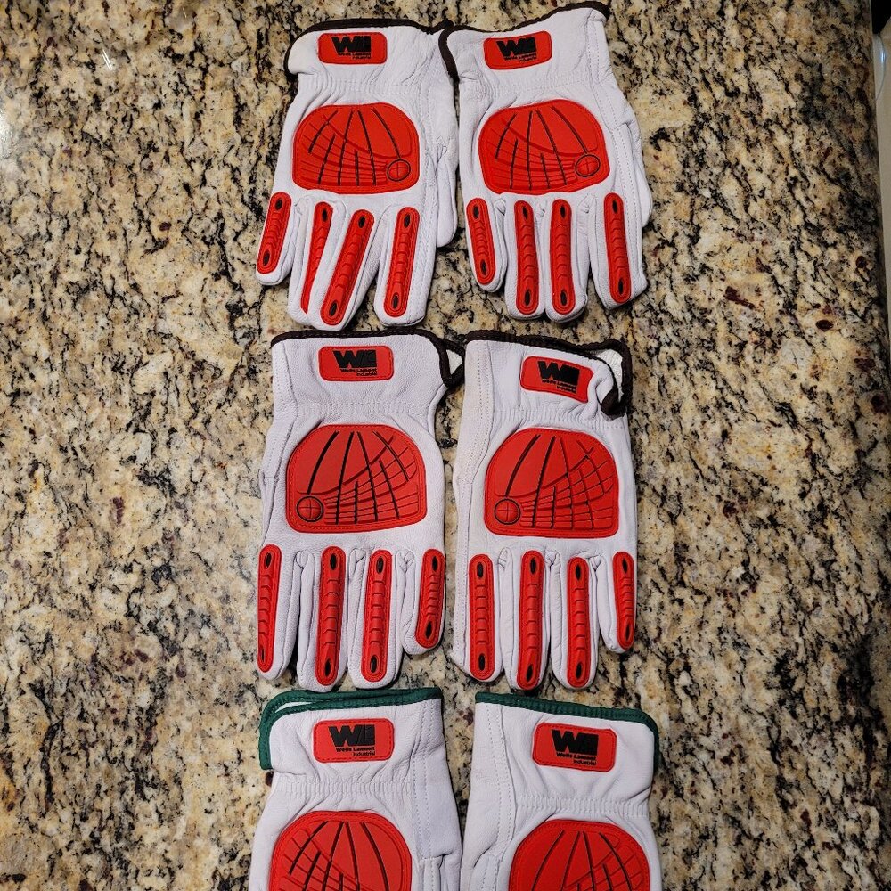 3 pairs of new wells Lamont Industrial Work Gloves